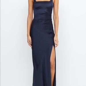Bec and Bridge Dreamer Square Neck Gown in Ink